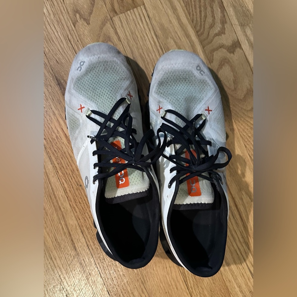 OC Running Men’s Cloud X 3 Ivory Flame Sneakers (12)